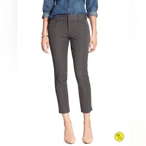 Banana Republic Gray Jackson Fit Ankle Pants